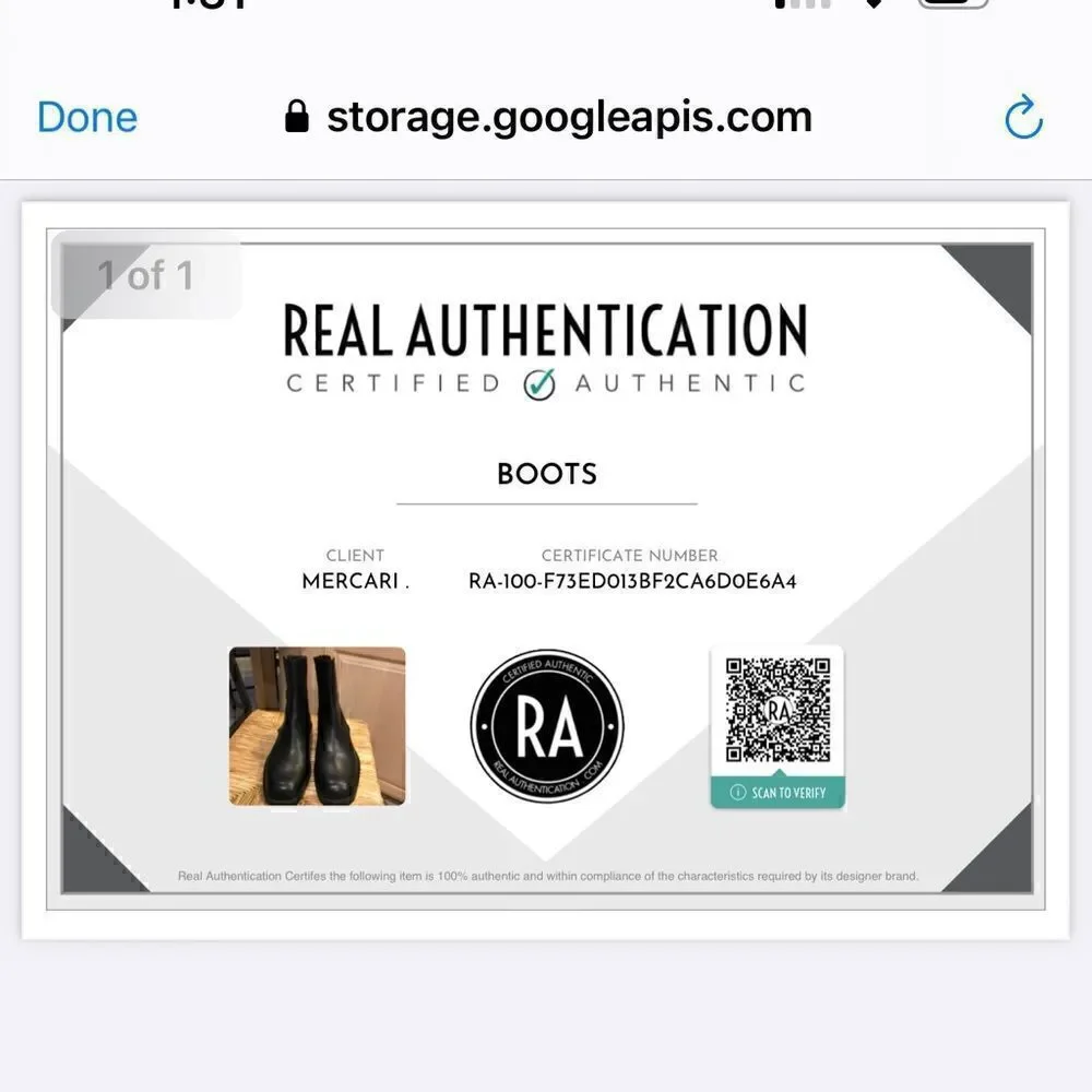 NEW authentic Gucci boots size 8 1/2